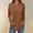 Coffee, variant on Holzkary Women's Long Sleeve Shirts Dressy Casual Loose Button Up V Neck Henley Tops 2025 Fall Basic Tee Blouse Long Sleeve Tops for Women Neck Casual Petite T Shirts Beige L