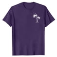 thumbnail image 3 of Blczomt T Shirts for Man Summer Beach Casual Palm Tree Printed Graphic Tees Crew Neck Loose Purple Short Sleeve Shirts Men, 3 of 5