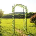 thumbnail image 3 of Garden Arbor 92" H x 42.5" W, Wedding Arch Trellis Plants Support with Durable Iron Garden Arbor Climbing Plants Wedding Arches Ceremony Use for Outdoor, 3 of 8