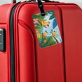 thumbnail image 5 of Kawaii Parrots Faux Leather Travel Luggage Tag, 5 of 7