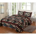 thumbnail image 2 of Ensemble de Literie Courtepointe Patchwork Ours LL Home, Grand Lit (108"x90 Pouces), 2 of 4