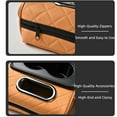 thumbnail image 6 of Multifunctional Pu Leather Car Armrest Box Mat, Multifunctional Car Armrest Cushion, Universal Style Memory Cotton Car Armrest Box Pad, with Storage Bags Cup Holder, Tissue Box Slot, 6 of 6