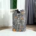 thumbnail image 6 of Yayeee Freestanding Laundry Hamper with Handle Collapsible Large Storage Basket for Clothes, Halloween Dancing Skeleton, 6 of 7