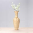 thumbnail image 4 of Villacera Handcrafted 28” Tall Natural Bamboo Vase Decorative Classic Floor Vase for Silk Plants, Flowers, Filler Decor Sustainable Bamboo, 4 of 6