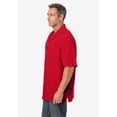 thumbnail image 4 of KingSize Men's Big & Tall  Solid Camp Shirt, 4 of 6