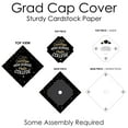 thumbnail image 6 of Big Dot of Happiness Goodbye High School, Hello College - Graduation Cap Decorations Kit - Grad Cap Cover, 6 of 8