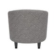 thumbnail image 3 of Accent Chair & Ottoman in Gray & White Fabric, 3 of 4
