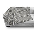 thumbnail image 3 of Anchor Soft Flannel Fleece Throw Blanket, Horizontal Stripes Nautical Marine Cruise Ocean Trip, Cozy Plush for Indoor and Outdoor Use, 60" x 80", Sand Brown White, by Ambesonne, 3 of 6