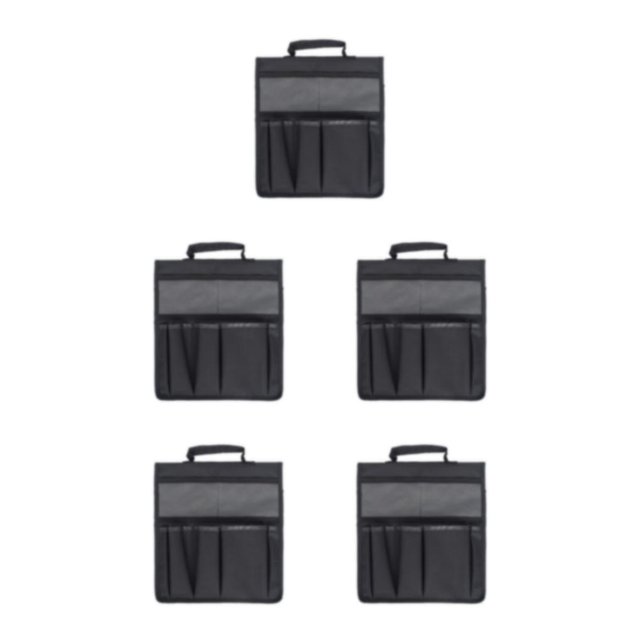 Transemion Stool Pouch Tools Secure And Accessible Durable Foldable Garden Kneeler Tool Bag Black 5Set