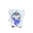 thumbnail image 5 of Sanrio - Muñeco de peluche de oso blanco de invierno para travestismo, Kuromi, Melody, Yugui, llavero con colgante de coche, bonito colgante de muñeca, regalo para niñas, 5 of 5