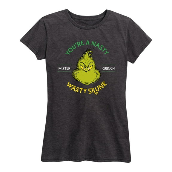Dr. Seuss - The Grinch Nasty Wasty Skunk - Women's Short Sleeve Graphic T-Shirt