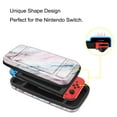 thumbnail image 6 of Fintie Carrying Case for Nintendo Switch OLED Model 2021/Switch 2017, [Shockproof] Hard Shell Protective Cover Travel Bag w/10 Game Card Slots,Z-Marble Pink, 6 of 8