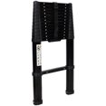 thumbnail image 5 of 12.5FT Telescopic Aluminum Ladder  330lb Capacity Slow Down Safety Function & Non-Slip Feet Portable Extension Ladder for Household & Outdoor Work  Black, 5 of 11