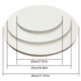 thumbnail image 3 of Coofit Cake Board Round Grease Proof Foam Cake Base Cake Circle for Decoration, 3 of 10