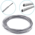 thumbnail image 3 of Kit Para Colgar Luces De Cuerda De Alambre De Acero Inoxidable, Barandilla De Cable, Kit Para Colgar Cuadros Y Aviones, Incluye Tensor Y Ganchos De Cable Recubierto De Vinilo Transparente De 165 Pies, 3 of 5
