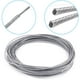 thumbnail image 3 of Kit Para Colgar Luces De Cuerda De Alambre De Acero Inoxidable, Barandilla De Cable, Kit Para Colgar Cuadros Y Aviones, Incluye Tensor Y Ganchos De Cable Recubierto De Vinilo Transparente De 165 Pies, 3 of 5