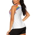 thumbnail image 3 of Bixox Women's LGBT Gnomes Printed Sleeveless Fitness Workout Running Quick-Dry Tank Top, 3 of 7