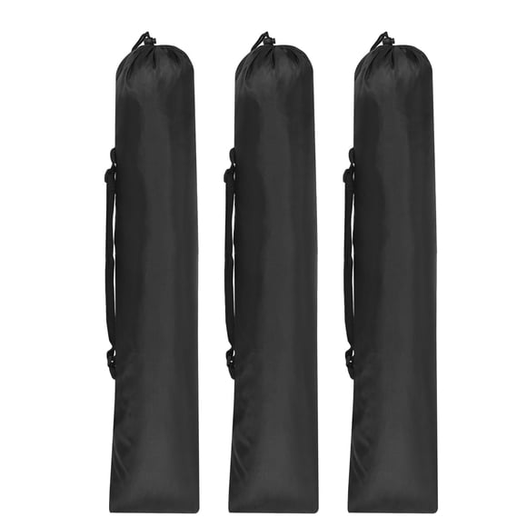 Uxcell 3Pcs Bolsa de Reemplazo para Silla de Camping, Bolsa de Transporte Plegable con Mangos, Negra 38x8 Pulgadas