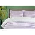 thumbnail image 4 of Ambesonne Contemporary Duvet Cover Sets, Stone Band Motif, 2-Queen, Lilac Lavender, 4 of 7