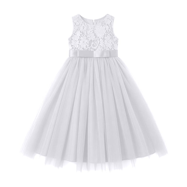 FYDUU Robe d'Été Élégante Sans Manches pour Filles, Robe Formelle en Tulle pour Fêtes d'Anniversaire, Robe Décontractée pour Filles, Robe Hawaïenne