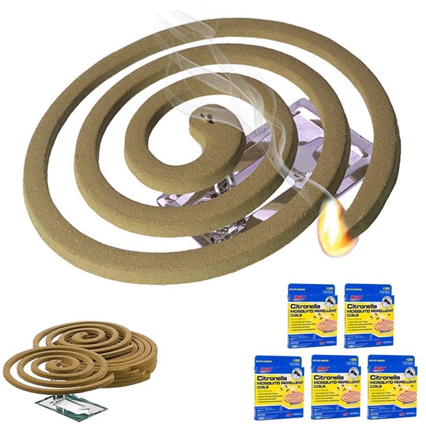5PK Mosquito Repellent 20 Coils Outdoor Use Lasts 57 Hours 10Ft