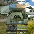 thumbnail image 6 of Gymax 2-Person Camping Tent Cot 5-in-1 Folding Camping Bed w/ Air Mattress Pillow Sleeping Bag, 6 of 10