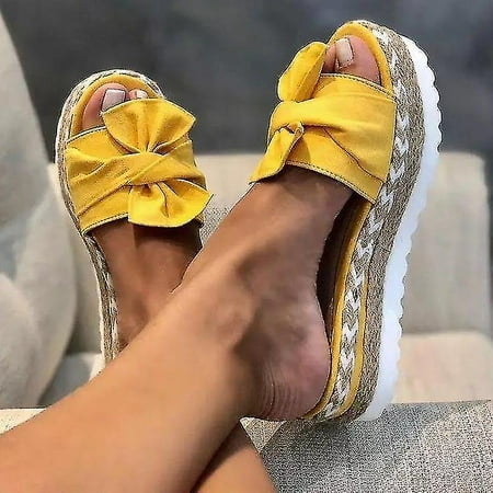 

Women s Espadrilles Slippers Summer Beach Soft Flip Flops Platform Sandals