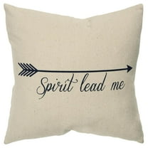 Rizzy Home Sentiment 20" x 20" Poly Pillow with Cotton Canvas Cover-Natural