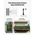 thumbnail image 4 of VEVOR Expandable Fence Privacy Screen, 25 x 126 in Expand Artificial Plant Wall, Realistic Artificial Ivy Panel with 50 Zip Ties, Decorative Faux Greenery Backdrop Hedges for Balcony Patio Outdoor, 4 of 9