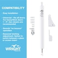 thumbnail image 7 of Wright Products Hydraulic Closer, White, 7 of 7