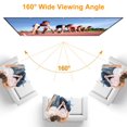 thumbnail image 4 of HLONK Wall Mount 150” Projector Screen  White, 4 of 7