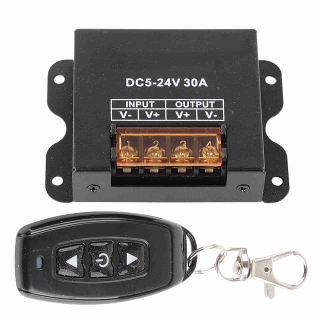 Controlador de atenuación LED de un solo color, 3 teclas, RF, gran potencia, control remoto inalámbrico