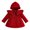 Red, variant on Gubotare Baby Girls Christmas Hooded Coat Button Down Jacket Toddler Kids Winter Outerwear 18 24 Months (Red,18-24 Months)