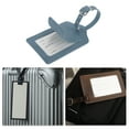 thumbnail image 5 of Unique Bargains 1 Pc Airplane Luggage Tag for Travelling Blue Polyurethane, 5 of 5