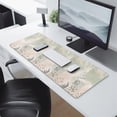 thumbnail image 2 of High-Quality Abstract Art Design Mouse Pad | Square, Waterproof, Non-Slip Rubber Base | Ideal for Office Laptops | Modern Boho Leaves Design | 31.5x11.8 inches, 2 of 7