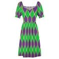 thumbnail image 6 of Harlequin Mardi Gras Dress dresses for woman 2024 elegant dresses for women, 6 of 7