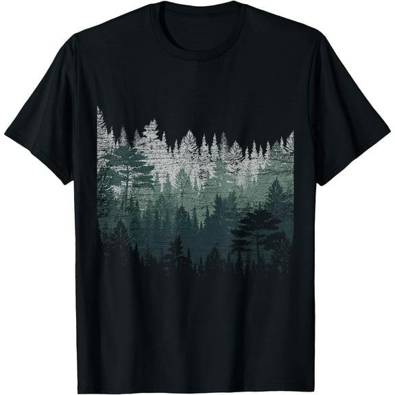 Night Nature Wildlife Trees Outdoor Forest Unisex T-Shirt for Men Women Kids Toddler