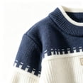 thumbnail image 4 of Guluxicc Kids Girls Turtleneck Cable Knit Sweater Long Sleeve Chunky Pullover Sweaters Fall Winter Loose Tops 3-8 Years, 4 of 7