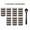 Black, variant on OOINQQ 1 Handle+28 Blades, 6-layer Blade Black Wolf Manual Razor + 28 Replacement Heads, Safe Shaving Smooth Material, Men'S Facial Care Tool, Men's Safety Razor