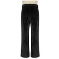 thumbnail image 7 of Oplxuo Men's Bell Bottom Velvet Pants 60s 70s Vintage Stretch Flared Leg Disco Pants, 7 of 7