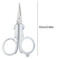 thumbnail image 4 of JilgTeok 1 Packs Stainless Steel Folding Scissors Small Scissors Nail Clippers Fishing Scissors Mini Stainless Steel Folding Travel Scissors for Home Office Outdoor Mini Craft Cutter, 4 of 6