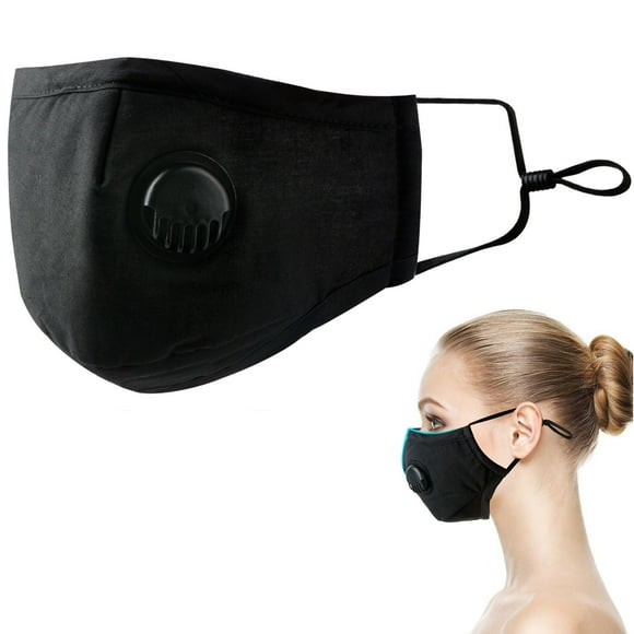 (YQ product) In stock (adult style/black valve/black ear rope) mask to prevent haze/dust (note: replacement filter not included)