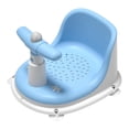 thumbnail image 1 of Asiento de baño para bebé Zulema colchoneta suave colgante Azul plegable, 1 of 8
