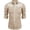 Khaki, variant on Product Category Men Shirts | Mens Fashion Printed Western Cowboy Style Long Sleeve Casual Shirt for Daily Leisure Outfit