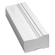 Inteplast Building Products 633133 7 ft.PVC Brickmould-White