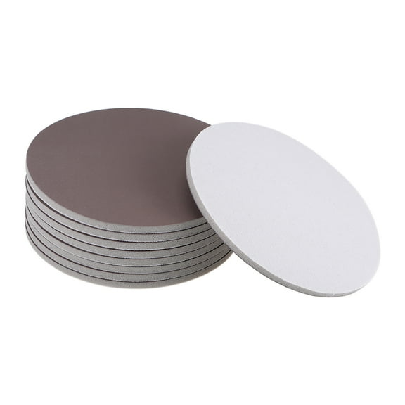 6-Inch Sanding Sponge Hook and Loop Sanding Disc Wet / Dry for Car Wood Drywall Metal Brown Corundum 2000grit 9pcs