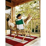 Bazaar Indoor/Outdoor Braided Rug, Red