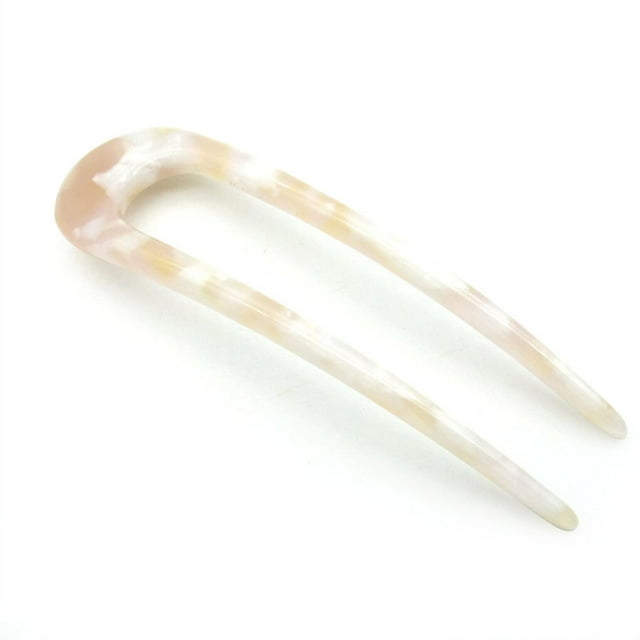 Épingles à Cheveux Multicolores en Acétate Simplicité Accessoires pour Cheveux pour Filles Support Bricolage Accessoires de Modelage Outils Bijoux de Mode Couvre-Chef en U Femme Rose Kaki