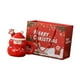 thumbnail image 1 of Taza de cerámica navideña, taza de café, accesorio fotográfico hecho a mano con tapa y cuchara, taza de leche, taza de té para cocina, bar, fiesta, Papá Noel, 1 of 8