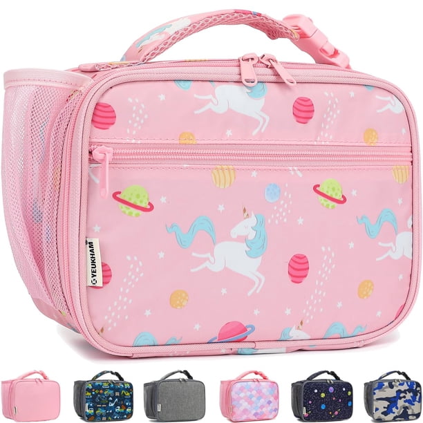 Lonchera Térmica Aislada GYEUKHAM Reutilizable y Duradera Rosa